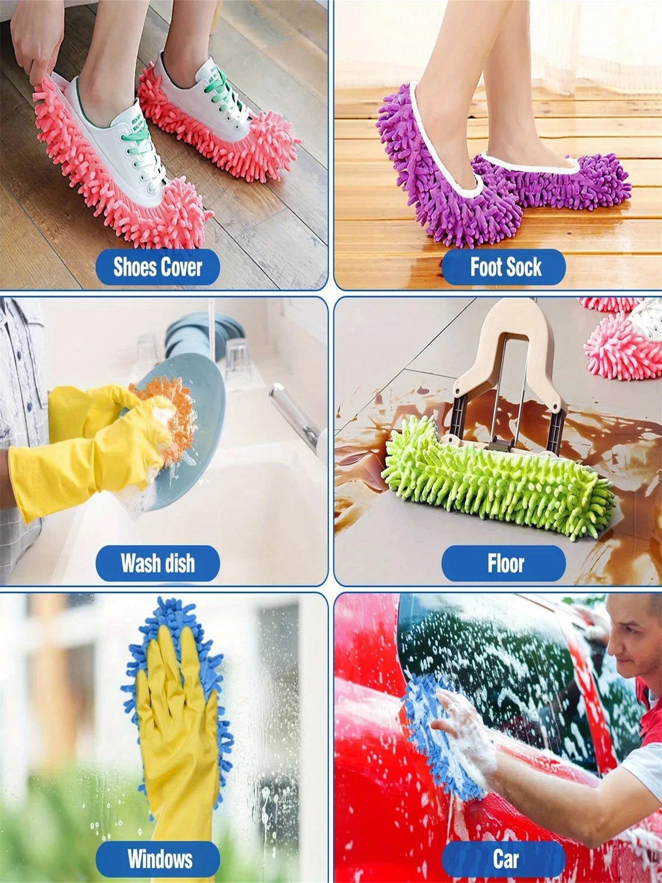 Chaussons anti-poussière